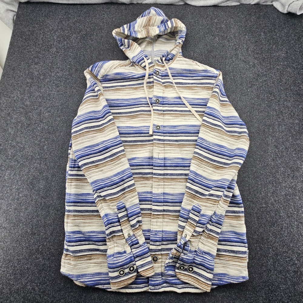Rowm Hoodie Mens Small  Cotton Pullover Long Sleeve Lightweight‎